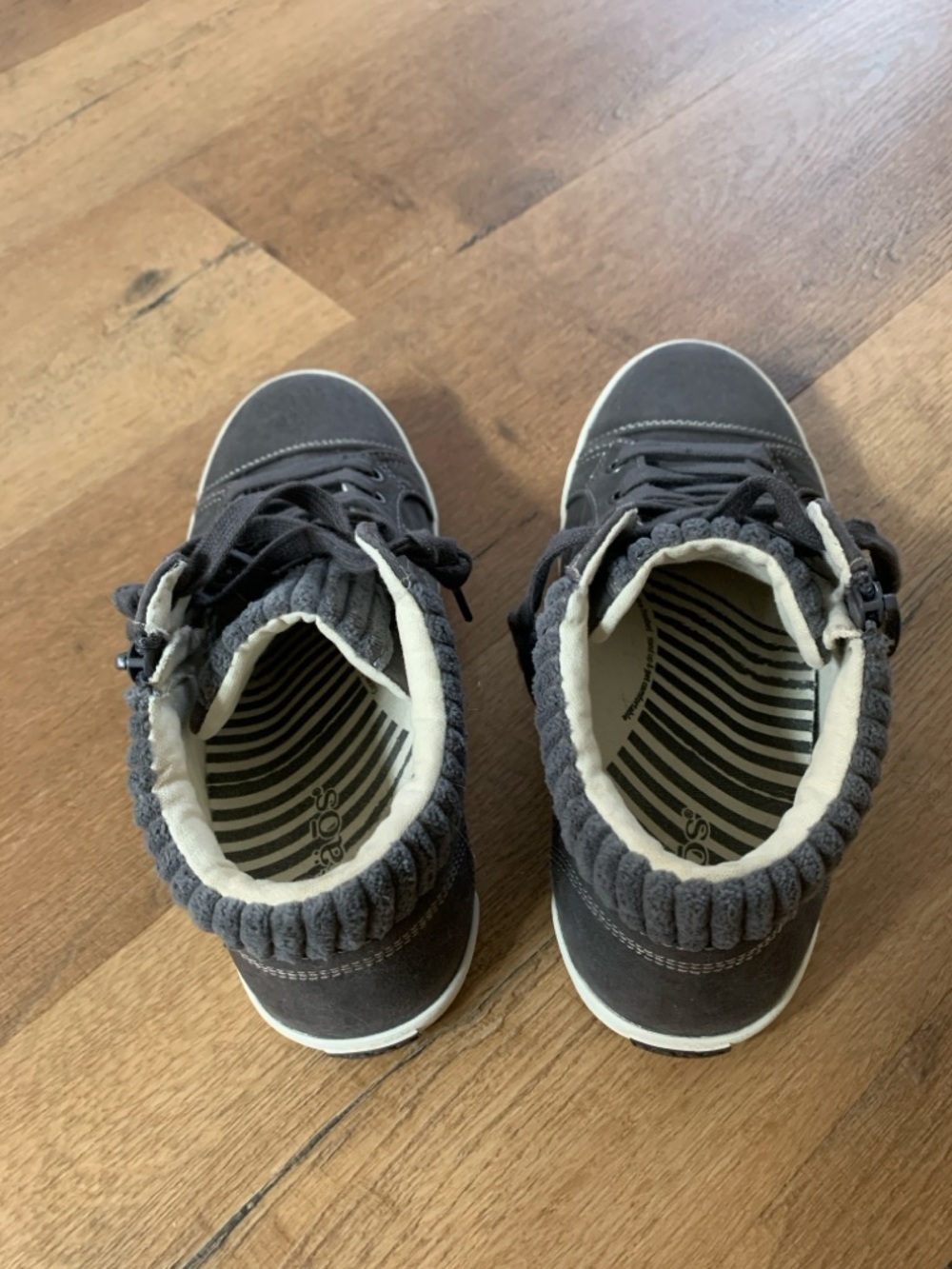 Taos - Stardup Mid Top Sneakers, Graphite Grey, Women’s 7.5 - Picture 7 of 9